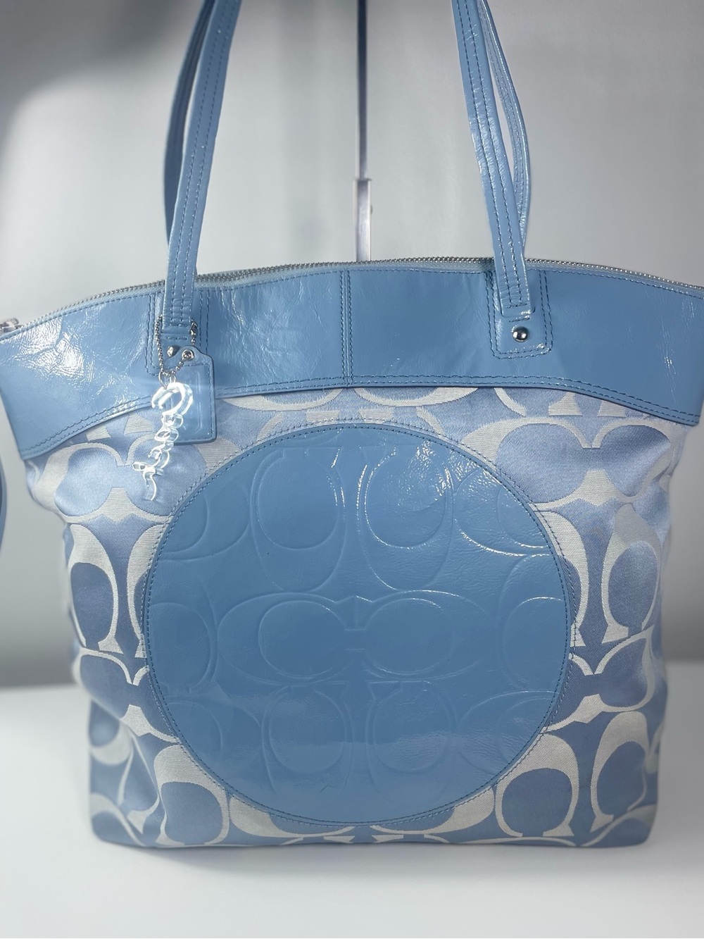 Coach Laura Blue Tote Bag Y2K-COA